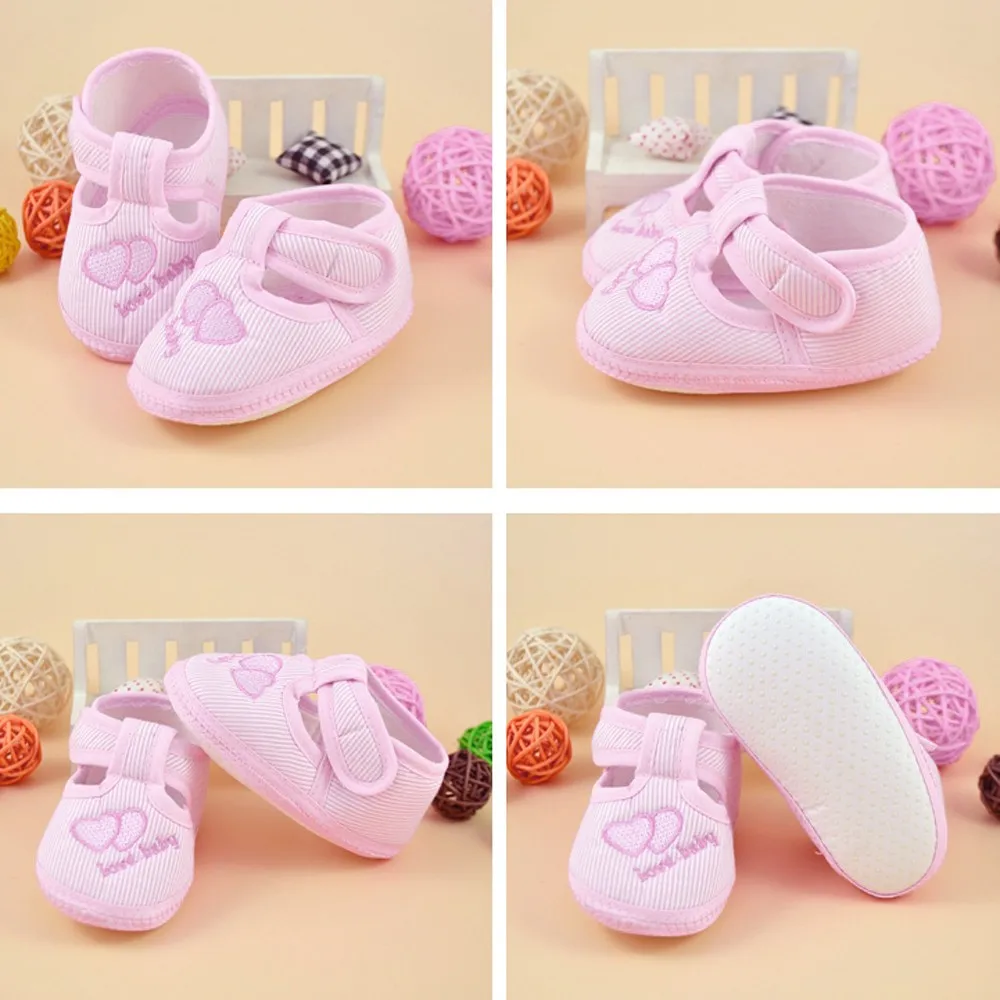 Baby Shoes Newborn Girl Boy Soft Sole Crib Toddler Shoes Canvas Sneaker Newborn Girl Boy Soft Sole Crib Toddler Shoes Canvas 3