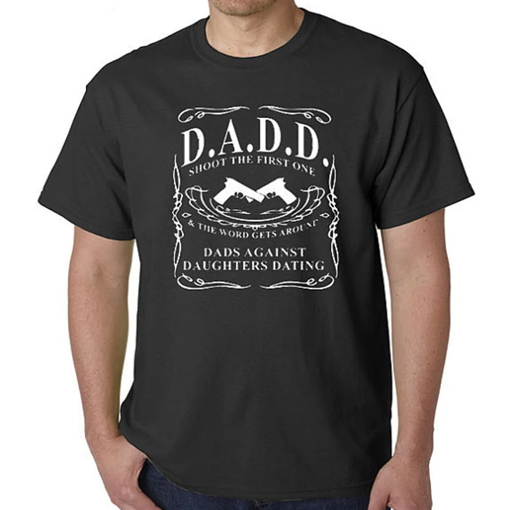 

Dads Against Daughters Dating T shirt D A D D TOP design casual printing T Shirt US standard plus size
