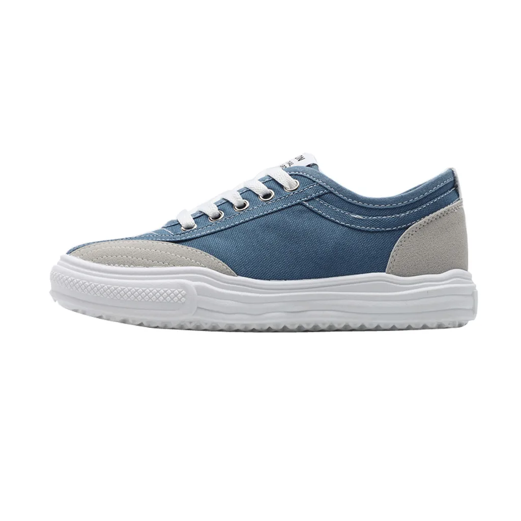 

SAGACE Sneakers Flat Casual Shoes Women soft Wild Single Shoes Round Head Lace-up Canvas Shoes Vulcanize Shoes Female Plus Size