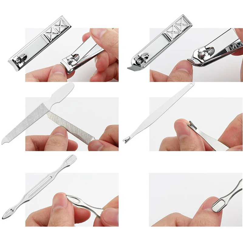 18 PCS кусачки для ногтей набор из быстрорежущей инструментальной стали