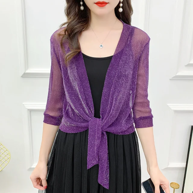 3520 Summer Chiffon Short Jacket Women 