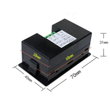 Переменный ток 0-199,9 в AC0-600V вольтметр измеритель величины напряжения вольт индикатор монитор ЖК-экран указатель Замена для Stablizer цепи тестор