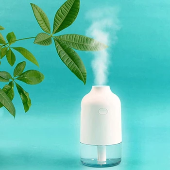 

White Simple Bottle Air Humidifier USB Aroma Diffuser Household Offie Mute Essential Oil Diffuser Desktop Air Purifier