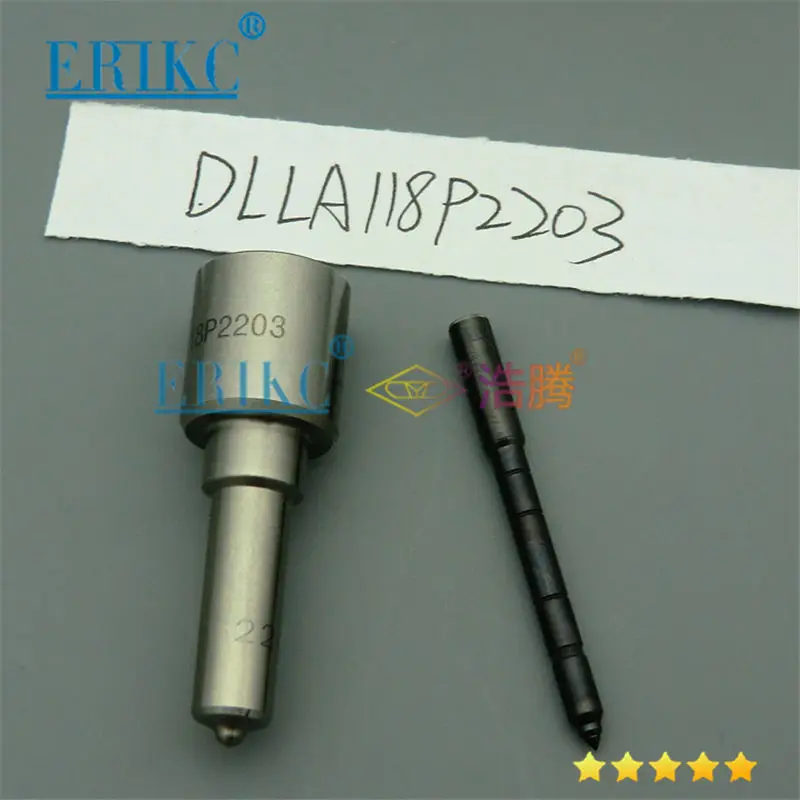 

ERIKC DLLA 118P 2203 fuel diesel pump nozzles 0433172203 common rail injector nozzle DLLA 118 P2203 for 0986435560 0986435554