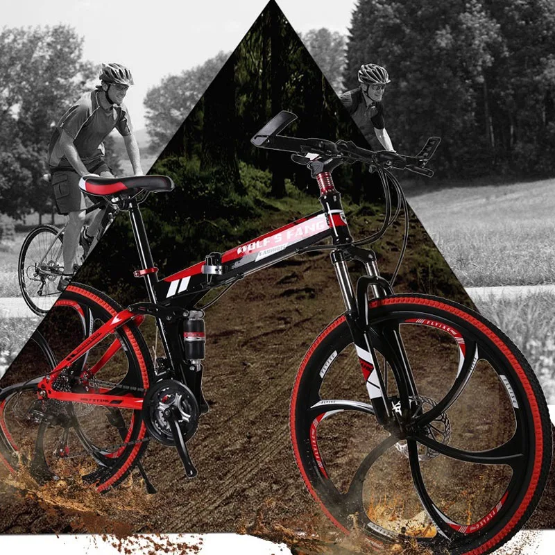 24/27 скорость 2" дюймов горный велосипед складной дорожный велосипед бренд унисекс полный shockingproof Рамка велосипед весна Вилка