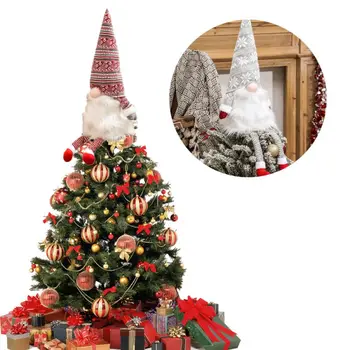 

Christmas Tree Top Decor Cute Gnome Faceless Doll Winter Party Tree Decorations Old Man Ornament Xmas Decor