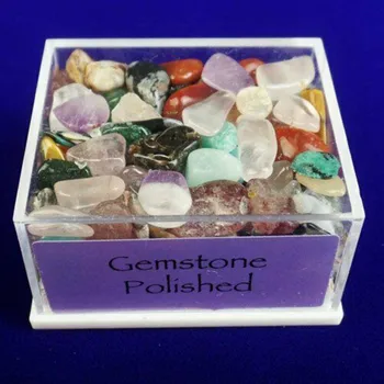 

Natural Chips Irregular Color Assorted Box Set Loose Beads 37~39mm Crystal Energy Stone Healing Power (Plastic Box is Included)