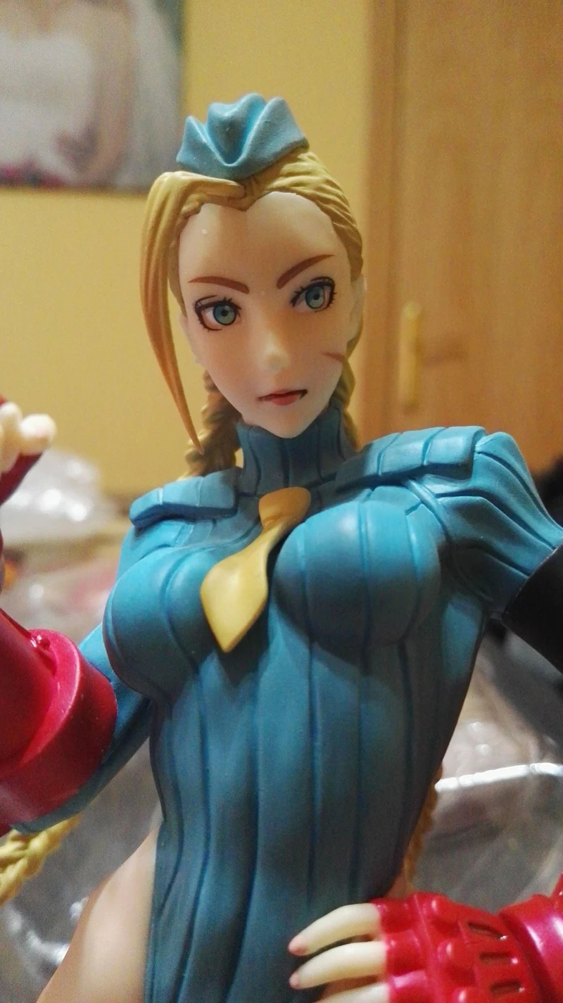 22 см статуя Chun Li боевой костюм Камми белая фигурка модель игрушки кукла для подарка