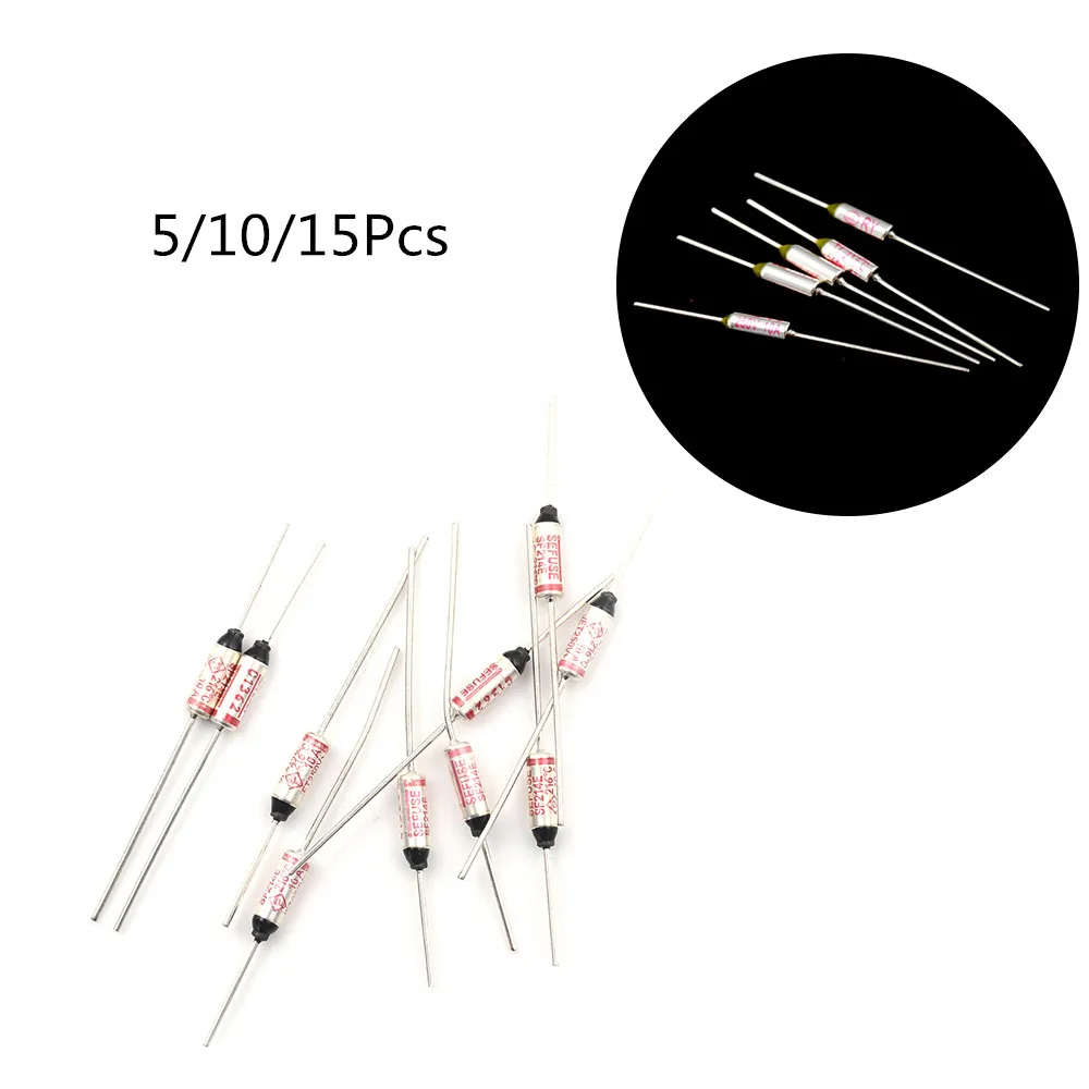 5/10/15Pcs SF214E SEFUSE Cutoffs for Thermal Fuse 216 C Degree 10A 250V Celsius Circuit Cut Off | Обустройство дома