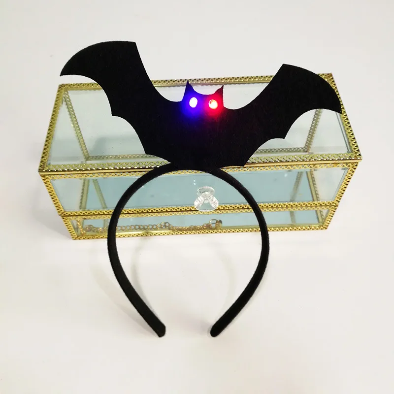 Реквизит для Хэллоуина светящаяся повязка на голову с глазом пришельца