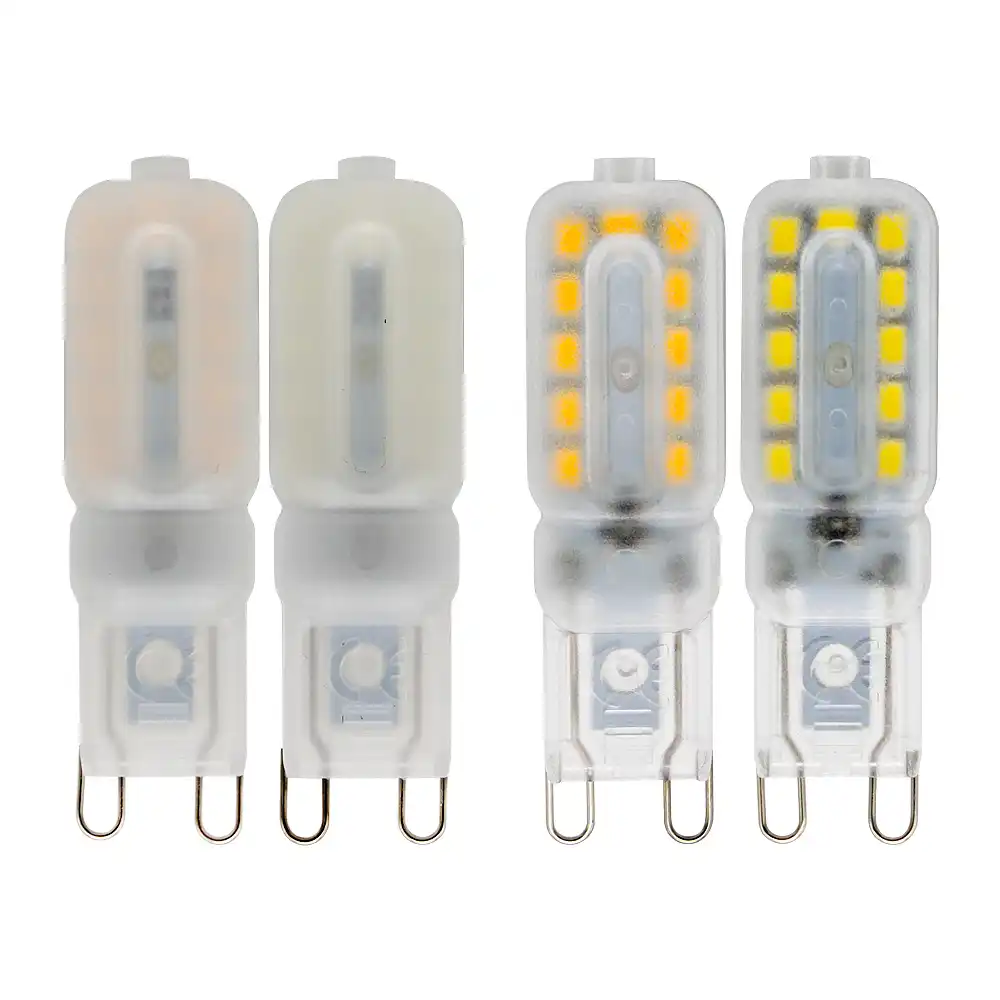 G9 светодиодный светильник 220 В диммируемая лампа SMD 2835 прожектор для хрустальной люстры Замена 20 Вт 30 Вт 40 Вт галогенная лампа 360 градусов ОСВ...