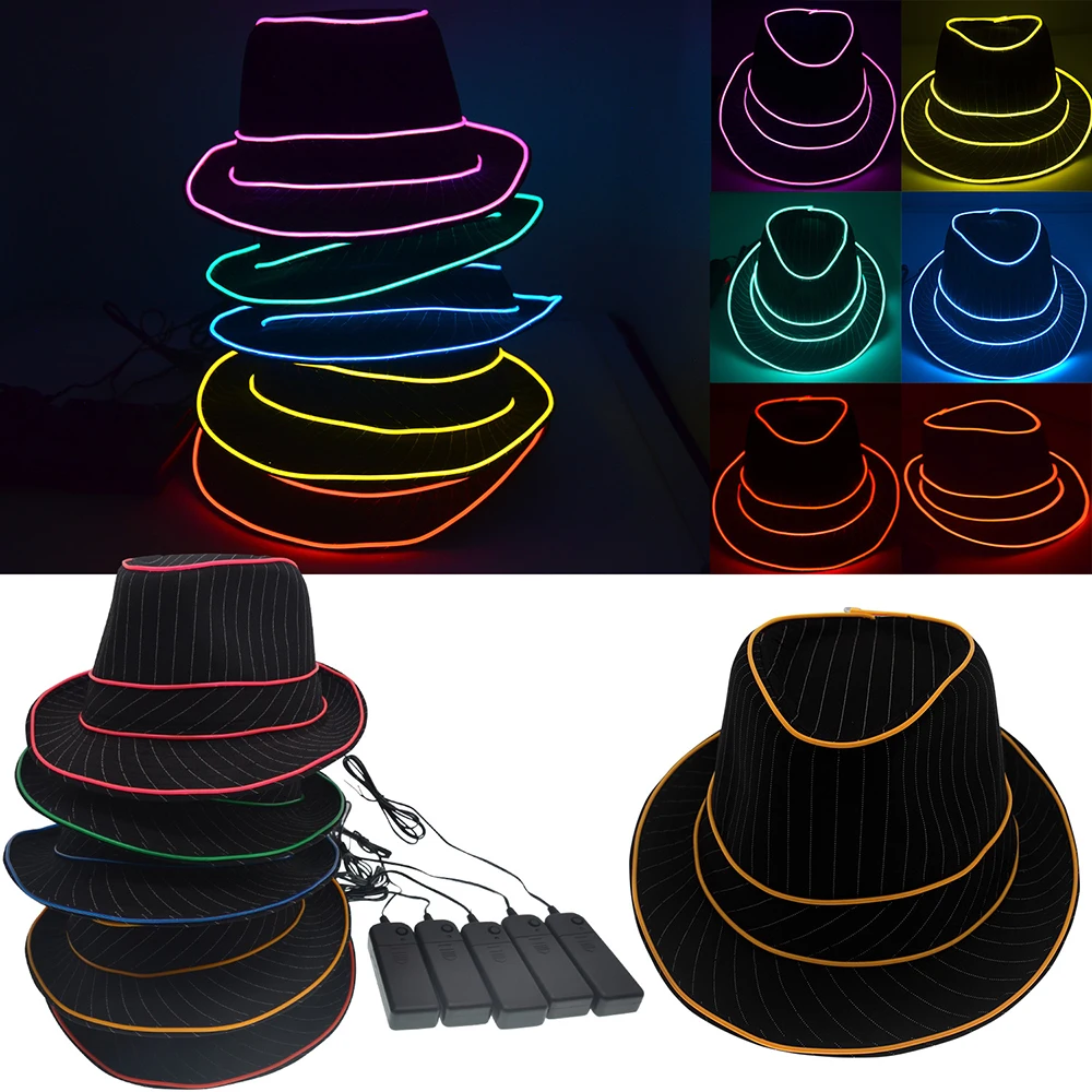 Fedora Hat LED Hat EL Hat New Design 