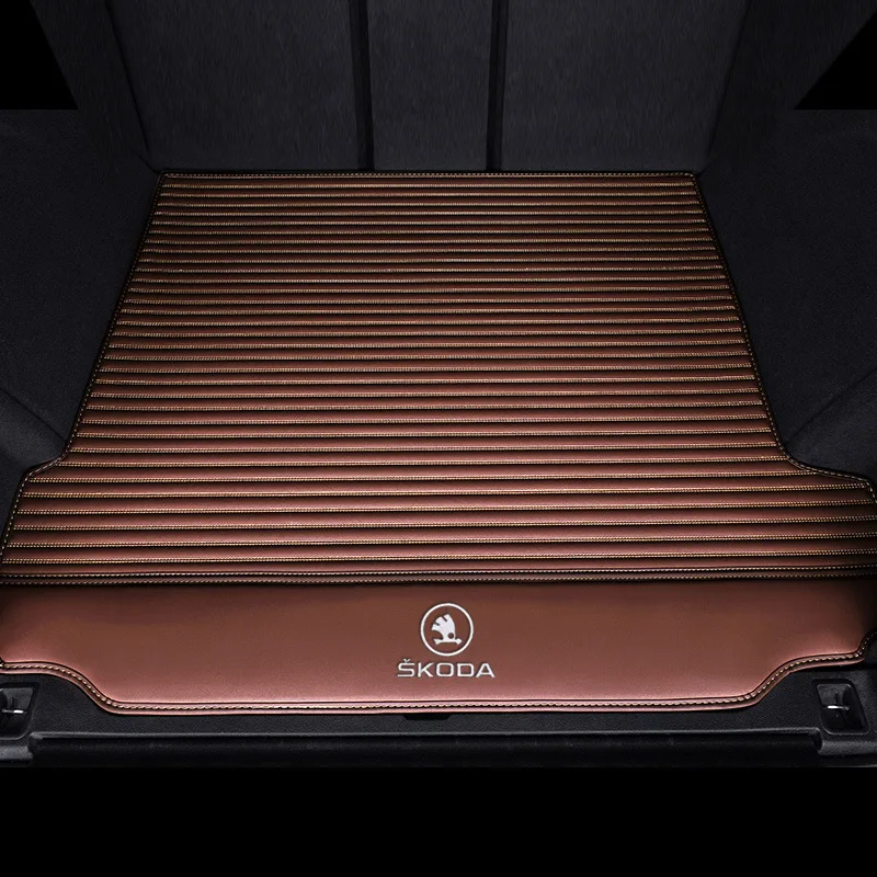 

2018-New Skoda Octavia Trunk Mat Crystal rea xin Dynamic Superb Wild Emperor Only Automobile Trunk Pad