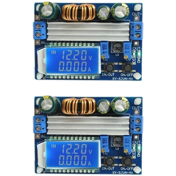 

DC-DC Automatic Boost/Buck Converter CC CV Power Module 0.5-30V 4A Adjustable Regulated Power Supply Voltmeter Ammeter