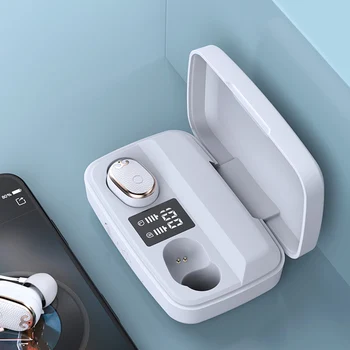 

Bluetooth TWS Earphones White Earphone S17s 1500mAh Earbuds LED Wireless Touch Control Sport Headset Noise Cancel Headphone