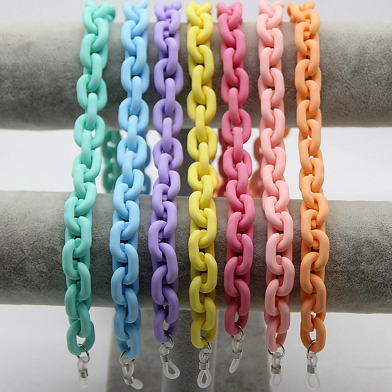 Fishsheep New Acrylic Candy Color Sunglasses Chains Glasses Chain