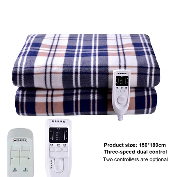 

Heater Shearing Plush Electric Heating Blanket 4 Gear Temperature Timing Controller Room Electric Blanket Pad Mat