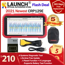 Lançamento x431 crp129e creader 129e obd 2 leitor de código ferramenta diagnóstico lançamento scanner diagnóstico com 5 funções de restauração crp 123 129
