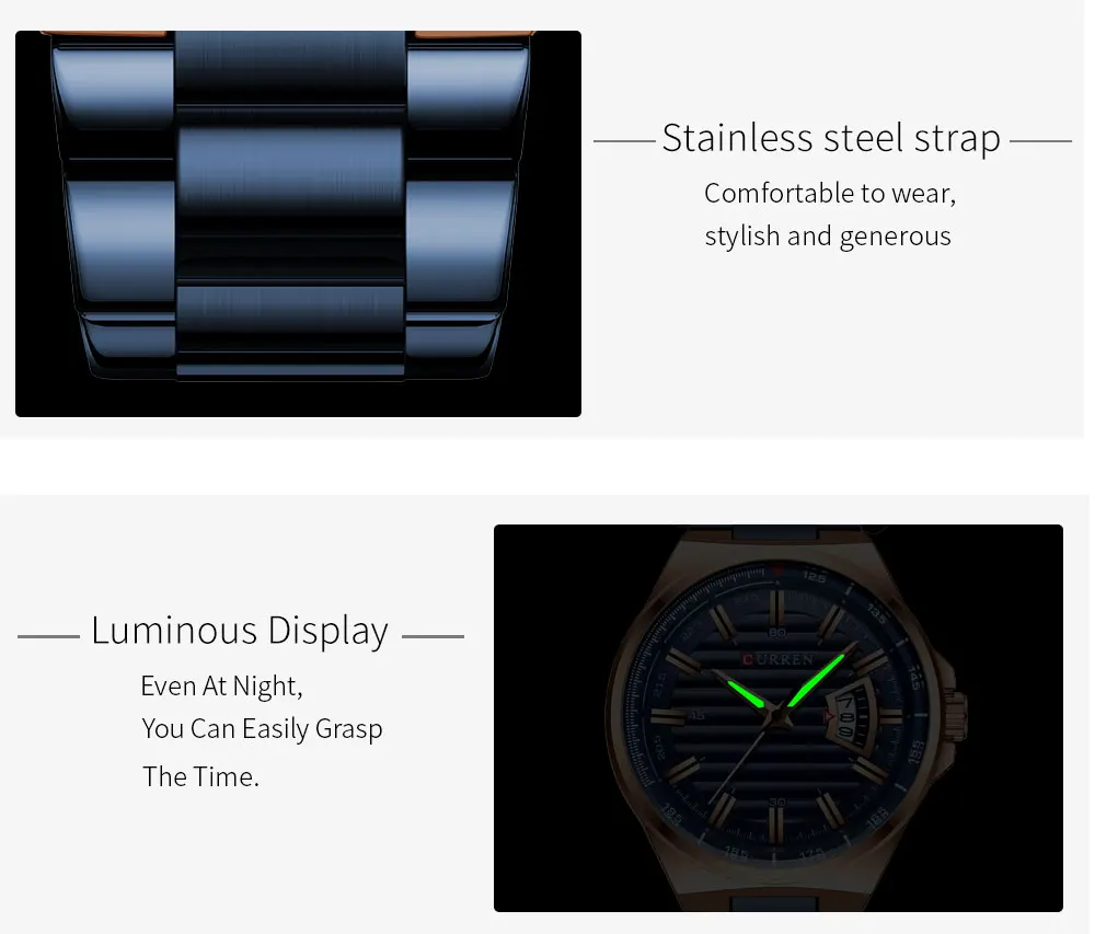 es Orologi da uomo impermeabili in acciaio inossidabile di alta qualità da polso militare da polso al quarzo con data automatica_voghion.com