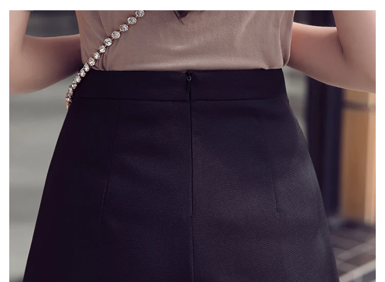 Короткие штаны с высокой талией и широкими штанинами, новинка, трапециевидные юбки, шорты с пуговицами, шорты с разрезом для женщин, белые шорты AQ824