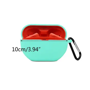 

Flip-open Cover Protective Case Soft Silicone Dustproof Shell for WF-SP800N R2JB