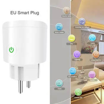 

EU Plug WiFi Socket Smart Phone Timing Outlet Switch Remote Control X6HA