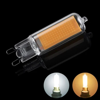

No Flicker Ampoule G9 LED Mini Glass Spotlight COB LED G9 5W 7W 10W 220V Chandelier Light Replace 20W 40W Halogen Lamp Bombillas
