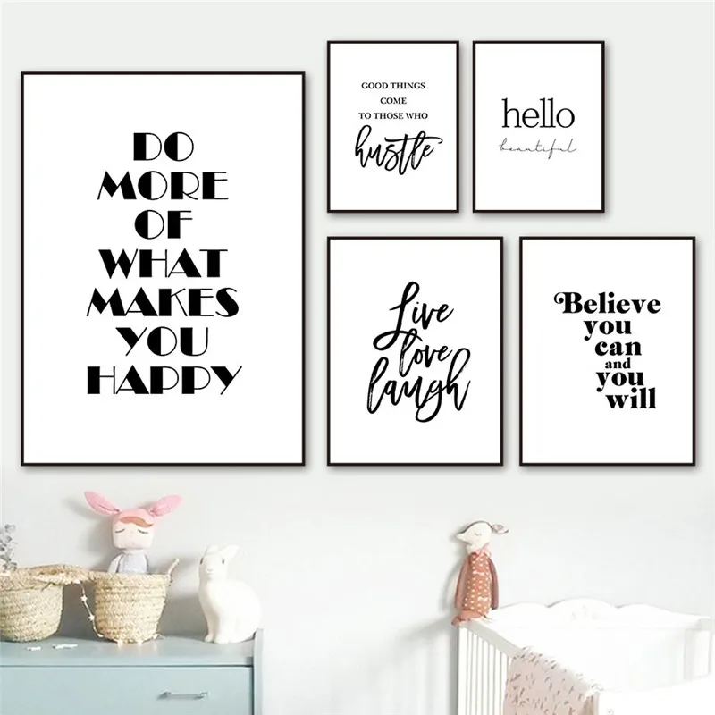 Live-Love-Laugh-Inspiring-Quotes-Wall-Art-Canvas-Painting-Black-White-Wall-Poster-Prints-For-Living (3)