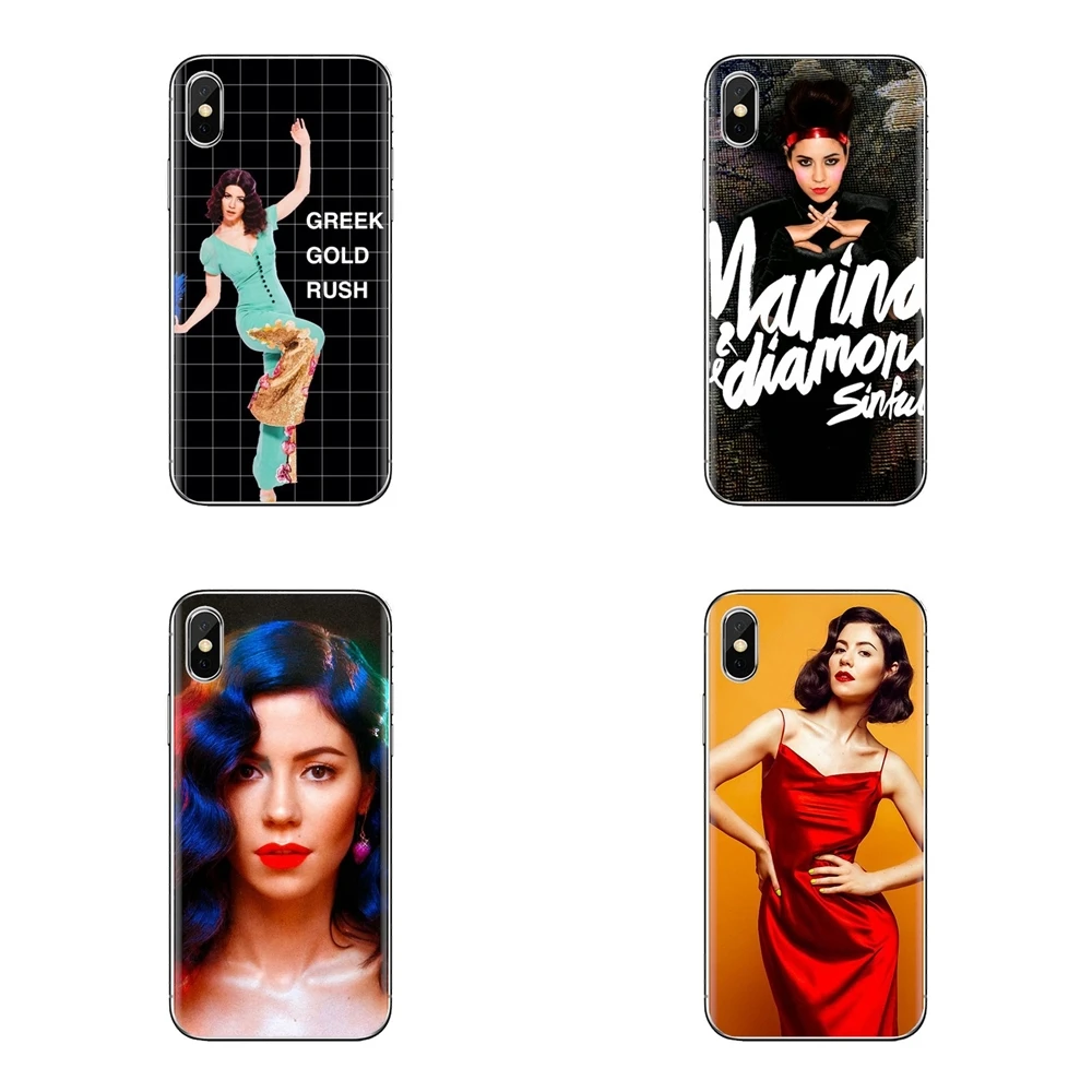 Marina And The Diamonds For Huawei G7 G8 P7 P8 P9 Lite Honor 4C 5X 5C 6X Mate 7 8 9 Y3 Y5 Y6 II 2 Pro 2017 Transparent Soft Case |