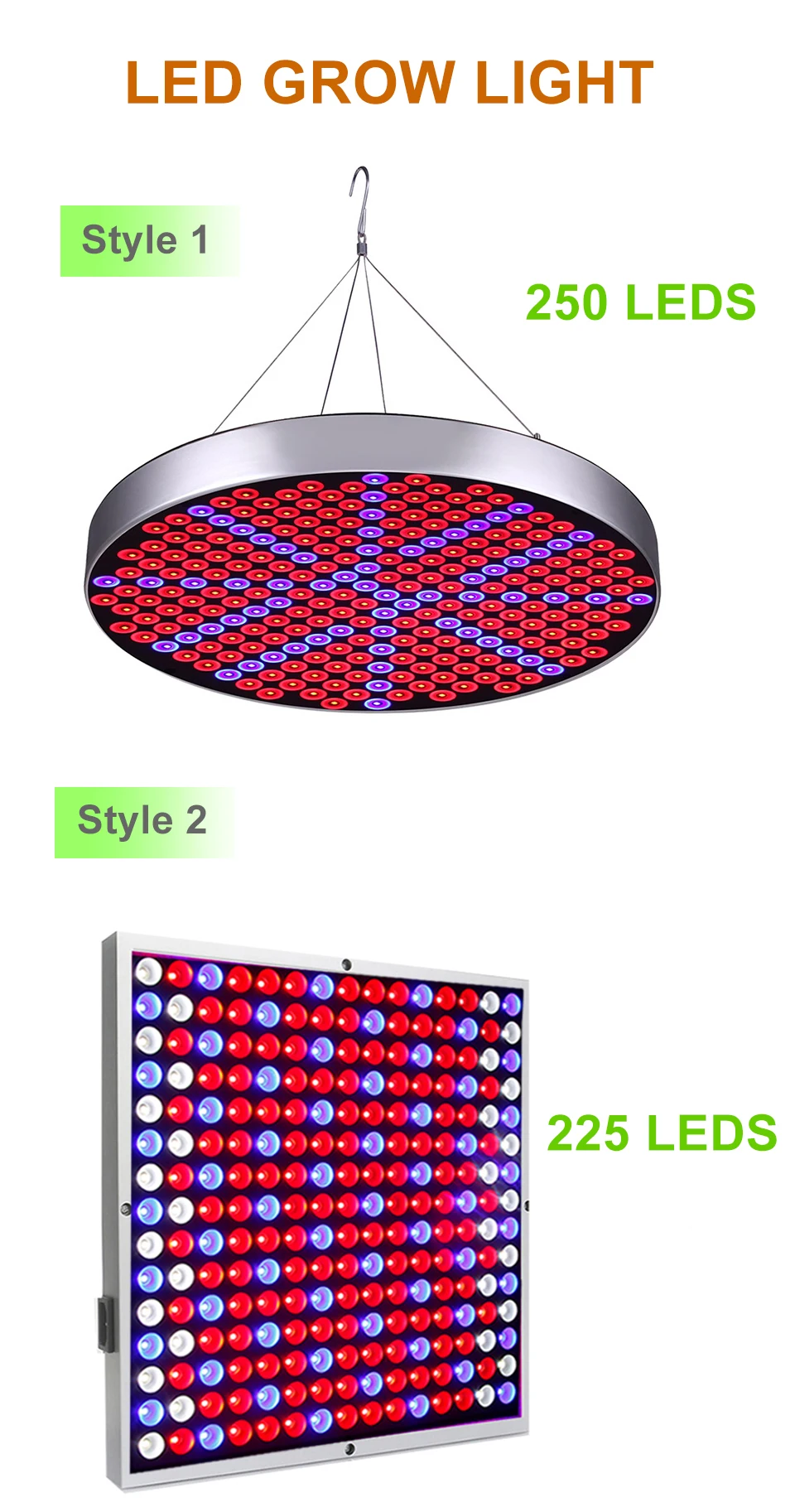 LED Indoor Grow Light 1000W Lamp For Plants Phyto Lamp Grow Tent Lights For Flowers Super Bright LED Lighting For Flowers Growth 1