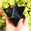 big 500g natural  obsidian scrystal Merkabah Pendulum Crystal Stones Merkaba Stars  Jewelry Necklace Healing Energy Minerals 3