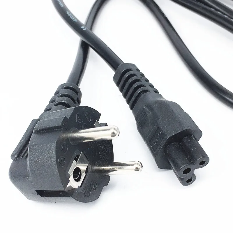 5 футов C5 Cloverleaf Lead to EU 2 Pin AC Plug Кабель питания свинцовый Шнур PC Monitor|Электрические
