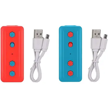 

2Pcs Portable Wireless Bluetooth Game Controller Adapter Handle Converter for Nintendo Switch - a & B