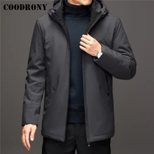 

COODRONY Brand Parkas Men Clothing Winter New Arrivals Veste Homme Thicken Warm Hooded Solid Color Cotton Jackets Coat Z8064