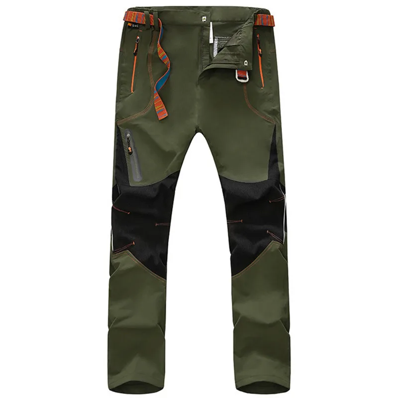 B style green LUTU весна лето быстросохнущие водонепроницаемые походные брюки мужские эластичные уличные охотничьи брюки для альпинизма, рыбалки, треккинга - Цвет: B style green