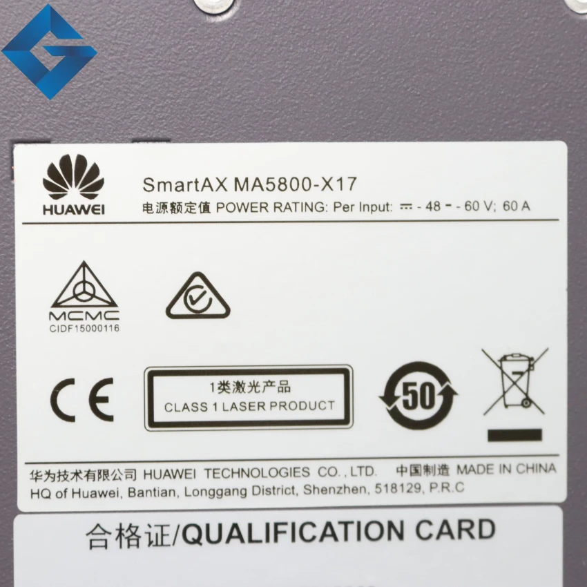 Hua wei OLT MA5800-X17 с 2* панели управления MPLA+ 2* платы питания PILA