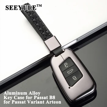 

1pc SEEYULE Car Key Case Cover Shell Organizer Styling Accessories for Volkswagen VW Passat B8 Arteon Passat Variant 2017-2020
