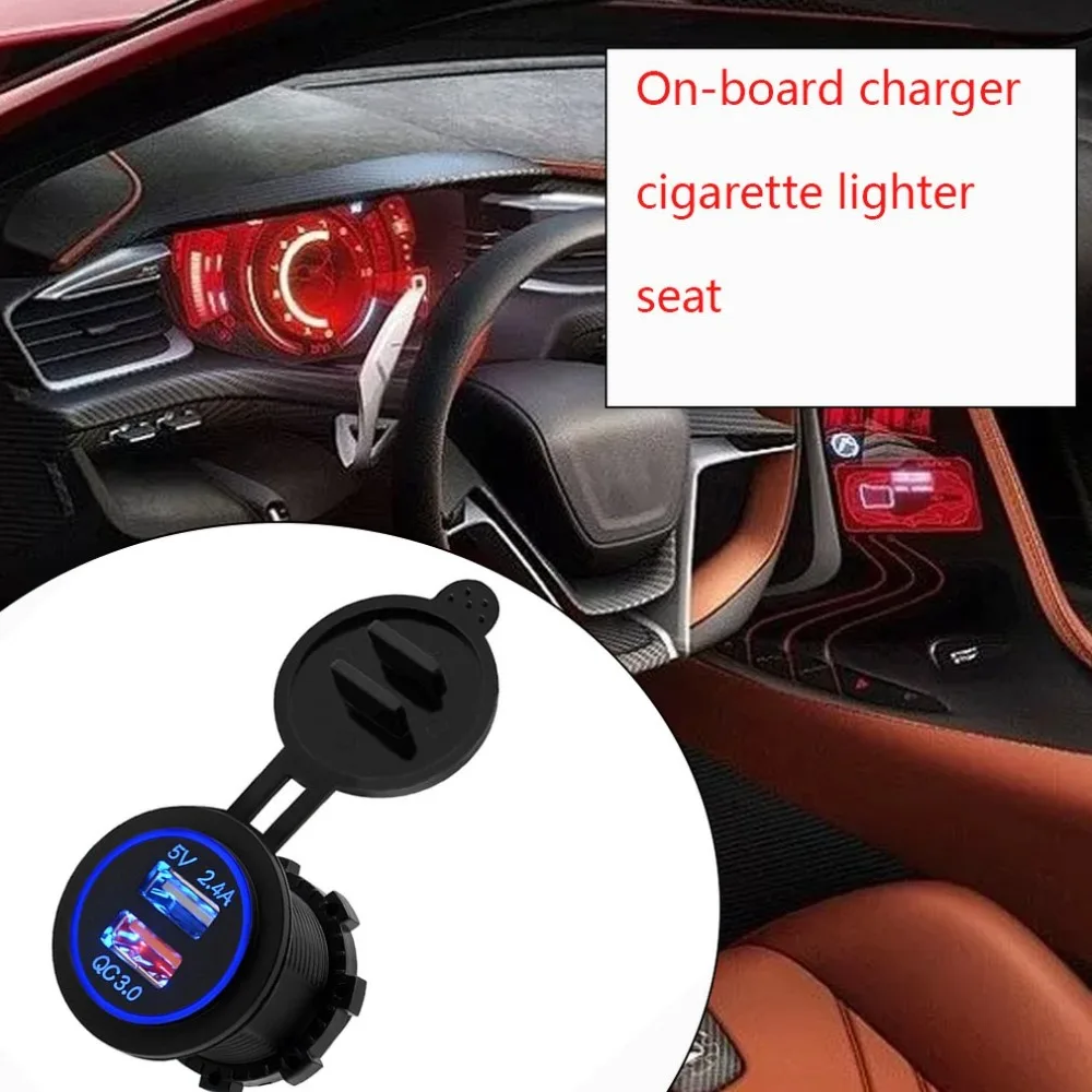 CS-723A1Automobile мотоцикл модифицированный мотоцикл автомобильное Usb зарядное устройство водонепроницаемый мобильный телефон автомобильное зарядное устройство прикуриватель