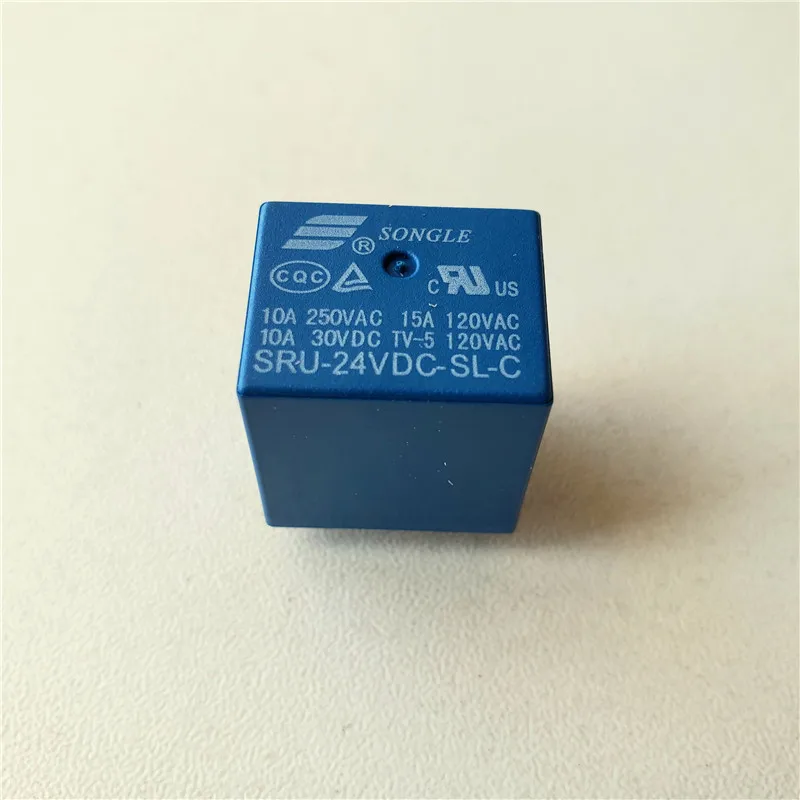 12 шт. реле SRU-05VDC-SL-C SRU-012VDC-SL-C SRU-024VDC-SL-C 250V 10A реле 5 pin реле 5В/12В/24VDC реле