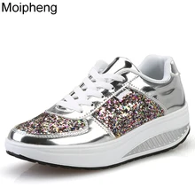 Moipheng/Женская обувь на плоской подошве; модная обувь на толстой мягкой подошве; обувь на плоской платформе; шикарные лоферы на шнуровке; сезон весна-осень; Zapatos De Mujer; большие размеры