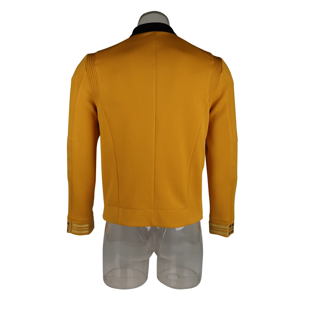 New 11 Star Trek Discovery Season 2 Starfleet Captain Kirk Shirt Uniform Badge Costumes Men Adult Halloween Cosplay Costume (6)