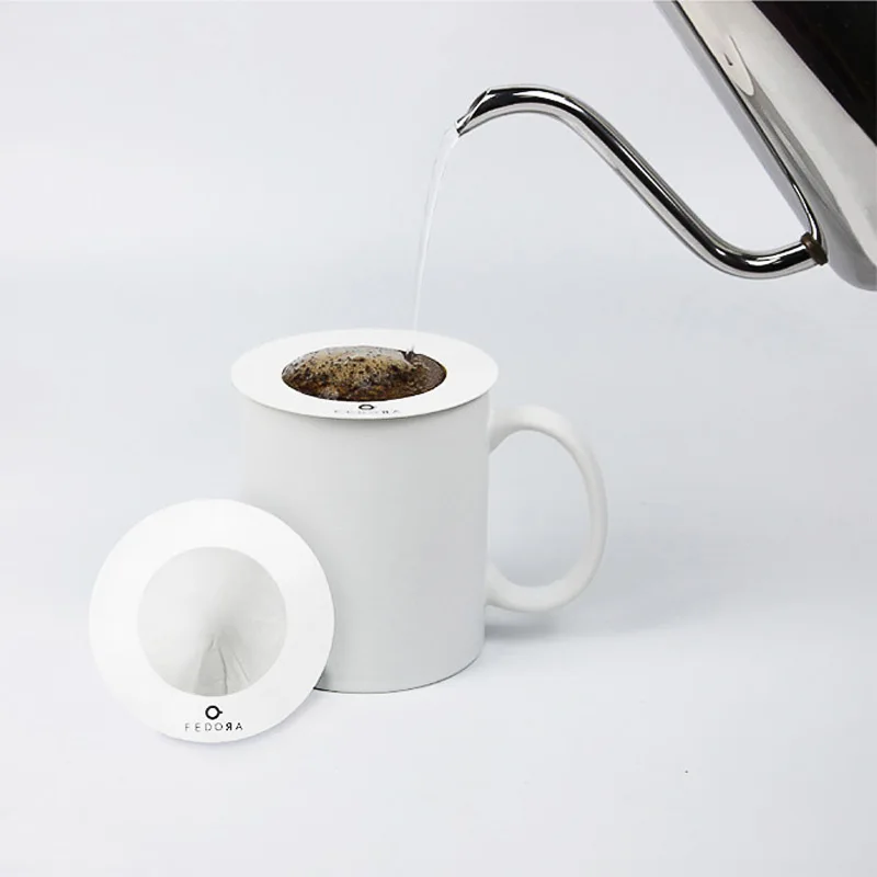 20/100pcs Hanging Ear Flying Saucer Drip Bag Filter Disposable Portable Brew Coffee Tea Filters Tool Eco-Friendly Paper Bags