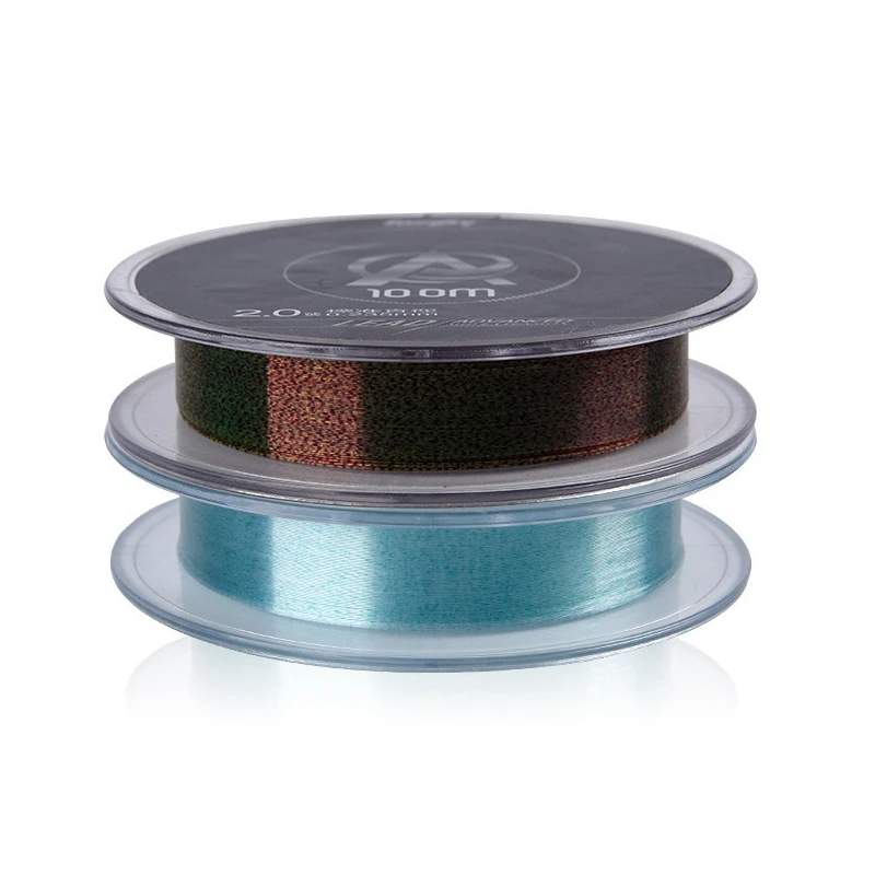 

100M Invisible Fishing Line Fluorocarbon Coated Spotted Fishing Line Super Strong Fishing Wire