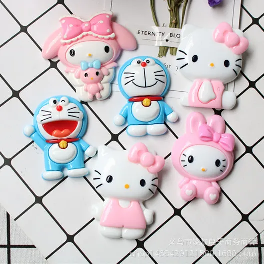 1 X Cute Kitty Cat Decorative Patch Resin Beads Phone Cup DIY Embellishment Craft Hair Ornaments Accessories | Дом и сад