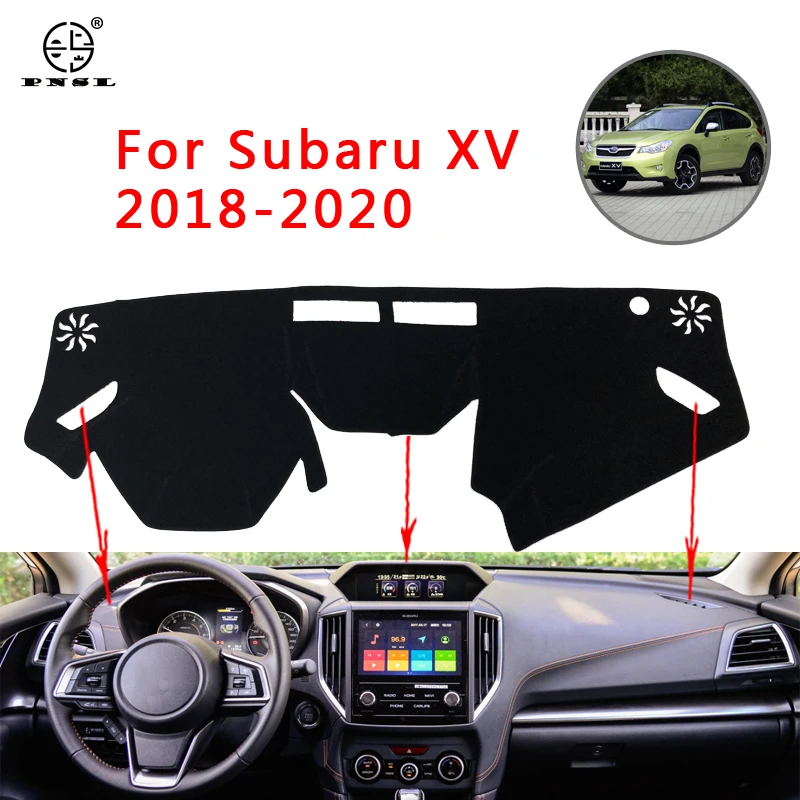 PNSL коврик для приборной панели автомобиля Subaru XV 2018-2020 защита от солнца
