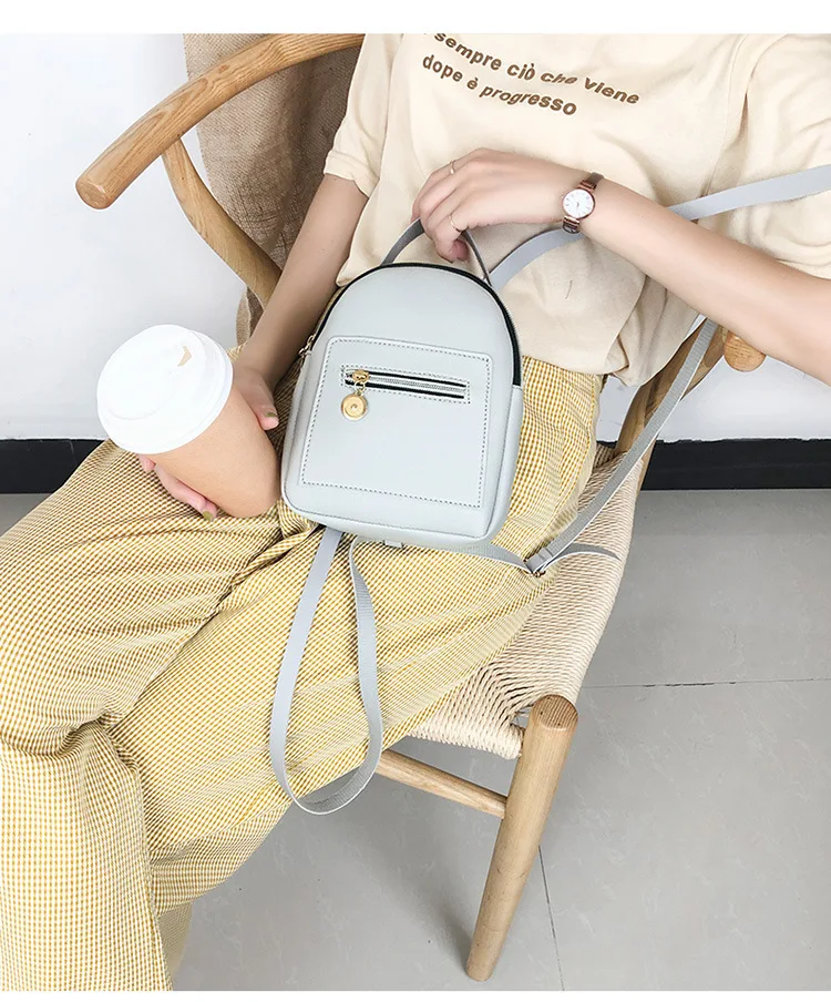 Корейский стиль женский рюкзак осенний мульти-карман Большая вместительная сумка через плечо телефонная посылка