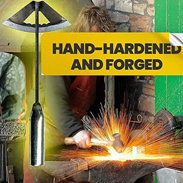 1Db Üreges Kapa Kézi Gyomnövény Gereblye Ültetés Zöldség Mezőgazdasági Kerti Eszköz Gyomláló Kiegészítők - Image 2