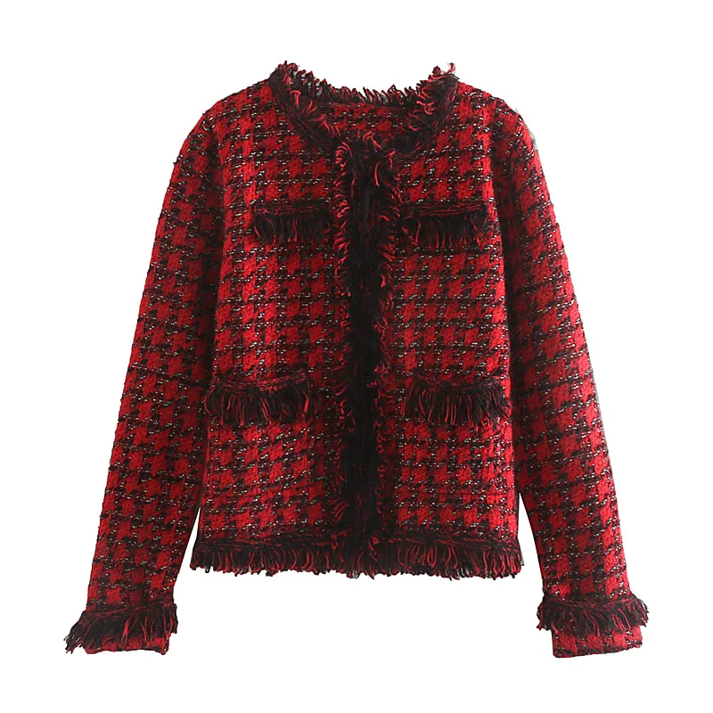 

One's Graceful Thousands of Birds Tassels Soft It Short Jacket Women's Entity