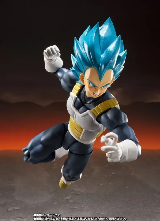 Голубые волосы Вегета ssgss SSJ Аниме Супер Saiyan Dragon Ball Супер фигурка Модель Кукла игрушка 1/12