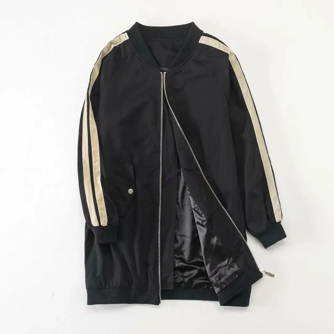 

Middle Long Coat Women's 2018 Spring And Autumn New Style Loose-Fit Lightweight Jacket England WOMEN'S Dress